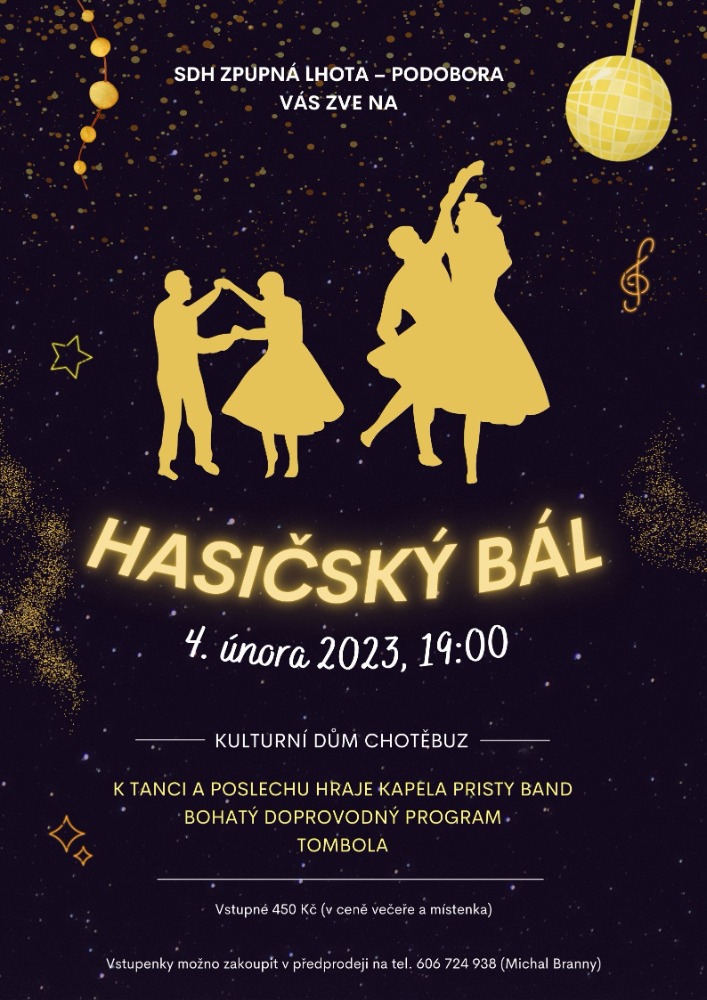 SDH Zpupná Lohta - Hasičský bál